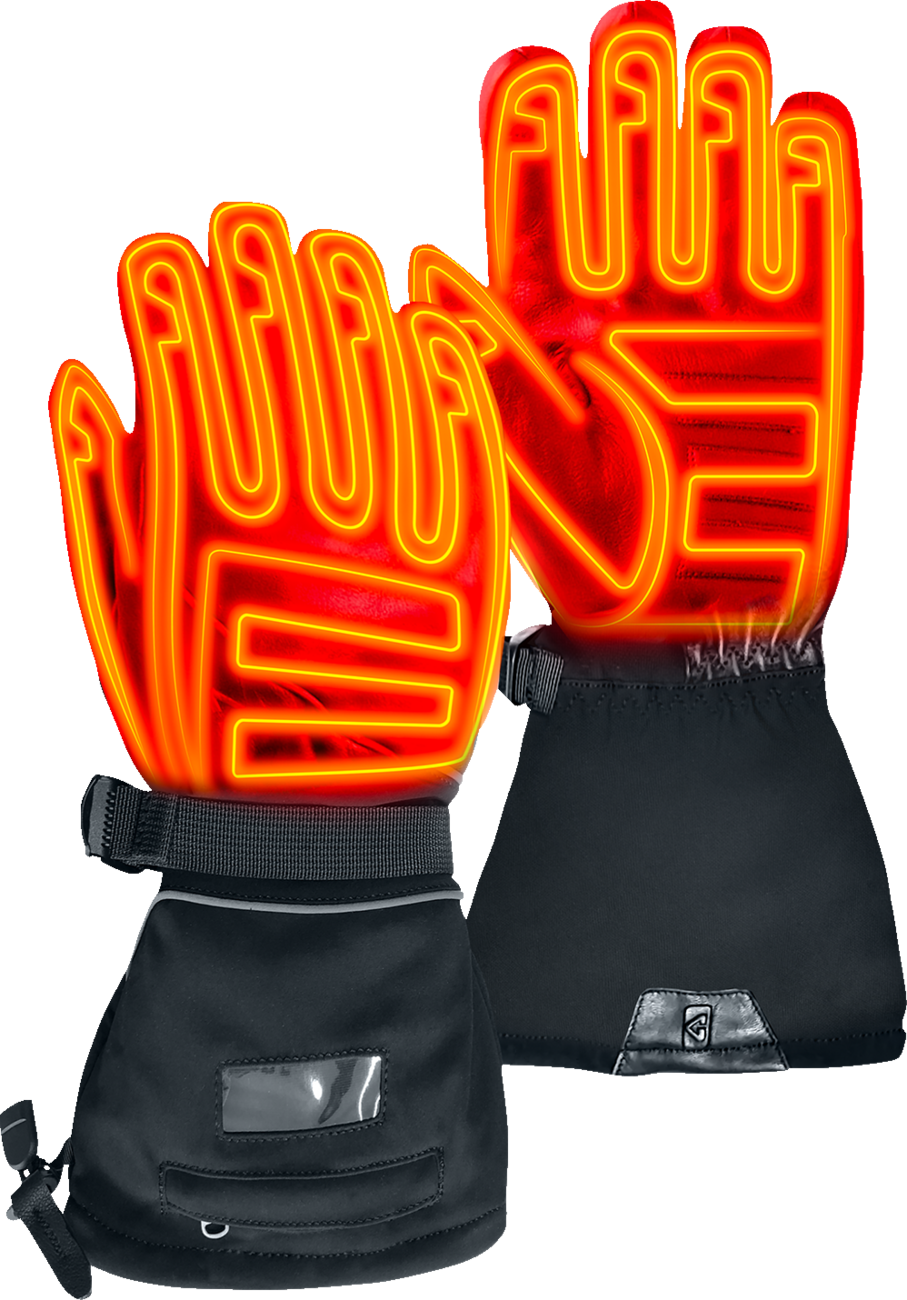 GERBING HEATED CLOTHING GT5 12V Hybrid Heated Gloves - Black - 2XL GERGLVGT512VBLKXXL