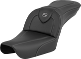 SADDLEMEN RoadSofa* - Carbon Fiber - without Driver Backrest - FXDWG '04-'05 804-05-185
