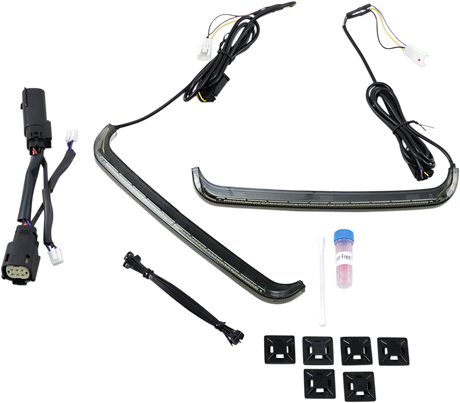 Custom Dynamics Saddlebag Lights - '10-'13 Smoke Lens CD-LP-SS6-S - Cycle City Outdoors