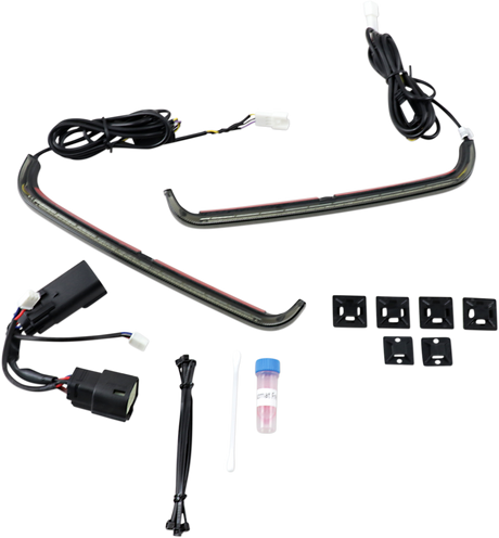 Custom Dynamics Saddlebag Lights - '09-'13 Smoked Lens CD-LP-SS8-S - Cycle City Outdoors