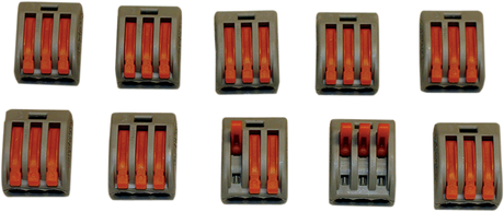 Custom Dynamics Wiring Cage Clamps 3-Spot - 10PK CG23 - Cycle City Outdoors