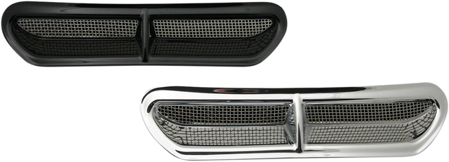 Custom Dynamics Fairing Vent Cover - Black HD-VENT-INSER-B - Cycle City Outdoors