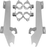 MEMPHIS SHADES Batwing Trigger Lock Mounting Kit - VTX 1300 - Polished MEK1902