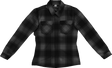 ICON Women's Fallblock CX Flannel Jacket - Black - Medium 2822-1671