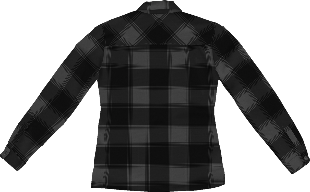 ICON Women's Fallblock CX Flannel Jacket - Black - Large 2822-1672