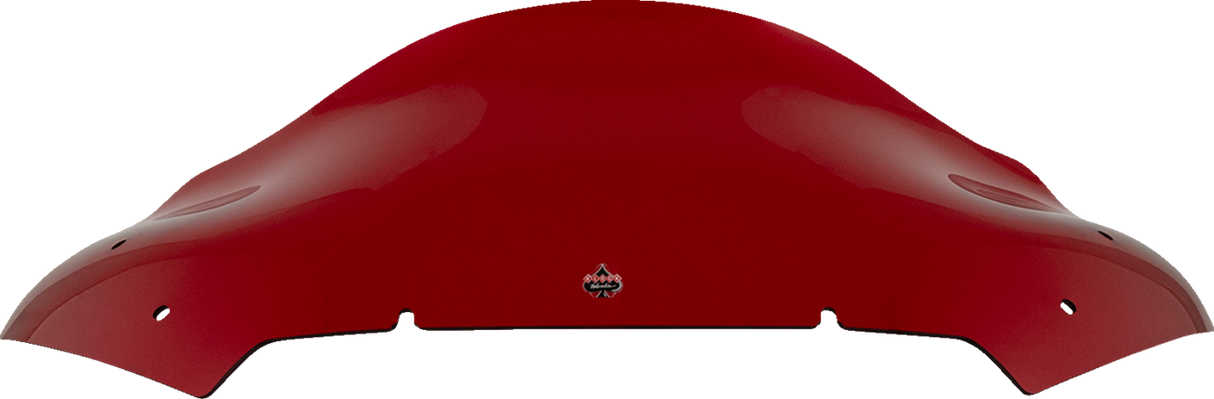 KLOCK WERKS Kolor Flare* Windshield - 10" - Red - FLTR KWW-01-0715
