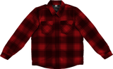 ICON Fallblock CX Flannel™ Jacket - Red - Large - Part Number 2820-6976