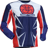 MOOSE OFFROAD Youth Agroid Mesh Jersey - Red/White/Blue - Medium 2912-2525