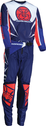 MOOSE OFFROAD Youth Agroid Mesh Jersey - Red/White/Blue - Medium 2912-2525
