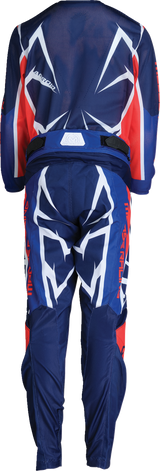 MOOSE OFFROAD Youth Agroid Mesh Jersey - Red/White/Blue - Medium 2912-2525