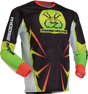 MOOSE OFFROAD Youth Agroid Mesh Jersey - Hi-Viz/Black - Large 2912-2533