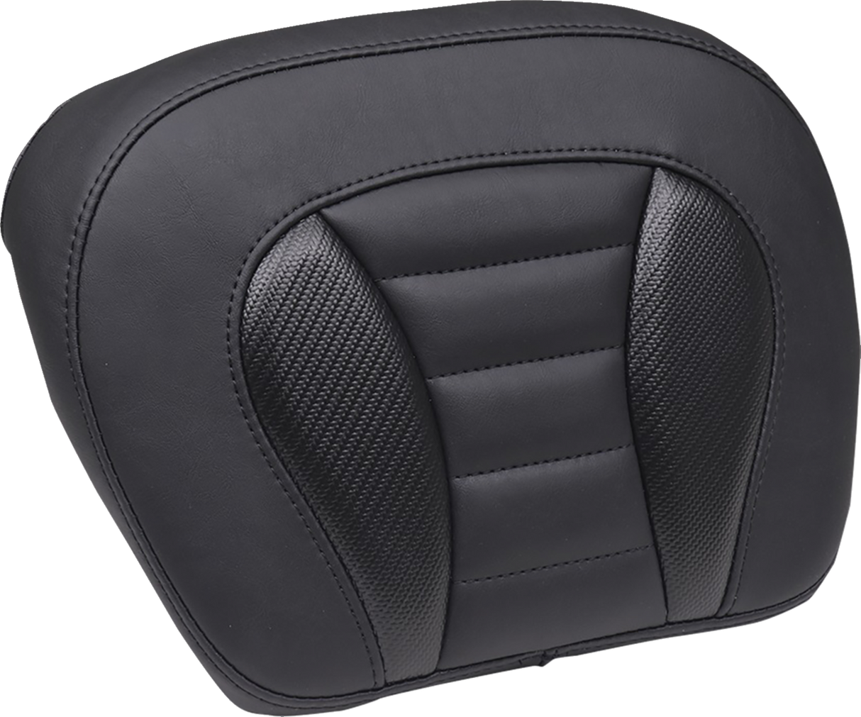 MUSTANG Deluxe Chopped Tour-Pak? Sissy Bar Pad - Black - Touring 88405