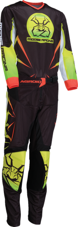 MOOSE OFFROAD Youth Agroid Mesh Pants - Hi-Viz/Black - 30 2903-2566