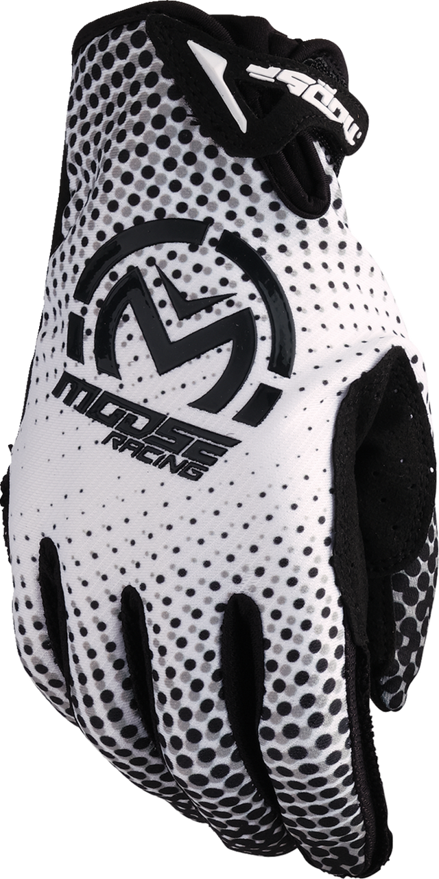 MOOSE OFFROAD SX1* Gloves - White/Black - Small 3330-8042