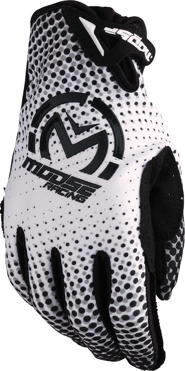 MOOSE OFFROAD SX1* Gloves - White/Black - 3XL 3330-8047