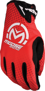 MOOSE OFFROAD SX1* Gloves - Red - Medium 3330-8049