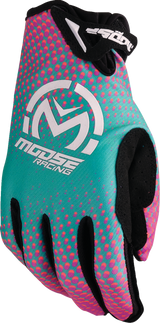 MOOSE OFFROAD SX1* Gloves - Pink/Purple/Teal - Medium 3330-8073