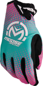 MOOSE OFFROAD SX1* Gloves - Pink/Purple/Teal - XL 3330-8075