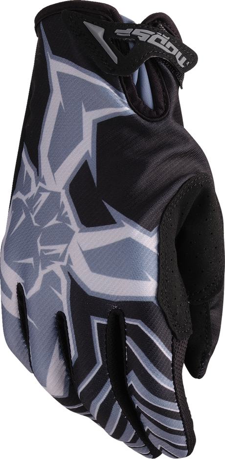 MOOSE OFFROAD Agroid* Pro Gloves - Black/Gray - Medium 3330-8079