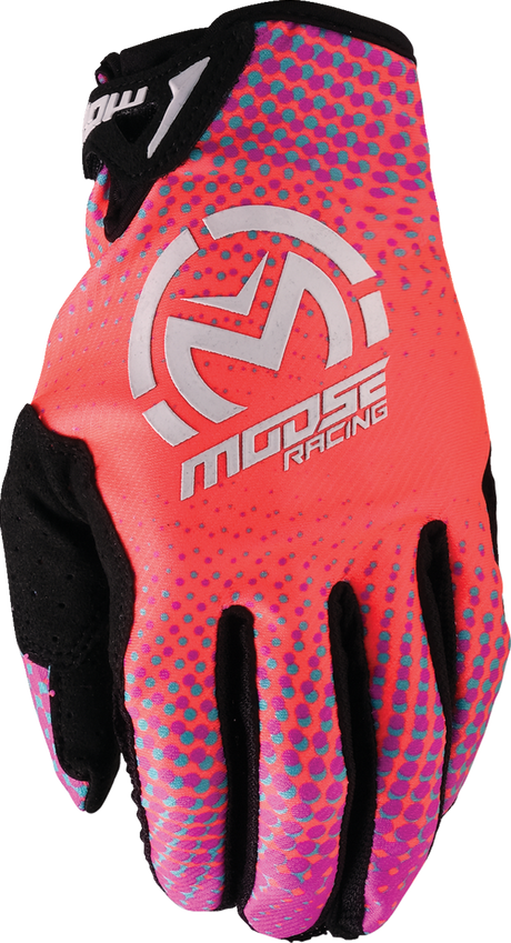 MOOSE OFFROAD SX1* Gloves - Pink/Purple/Teal - XL 3330-8075