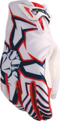 MOOSE OFFROAD Agroid* Pro Gloves - Red/White/Blue - Small 3330-8084