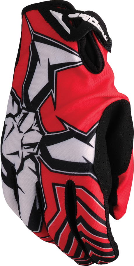 MOOSE OFFROAD Agroid* Pro Gloves - Red/Black - XL 3330-8094