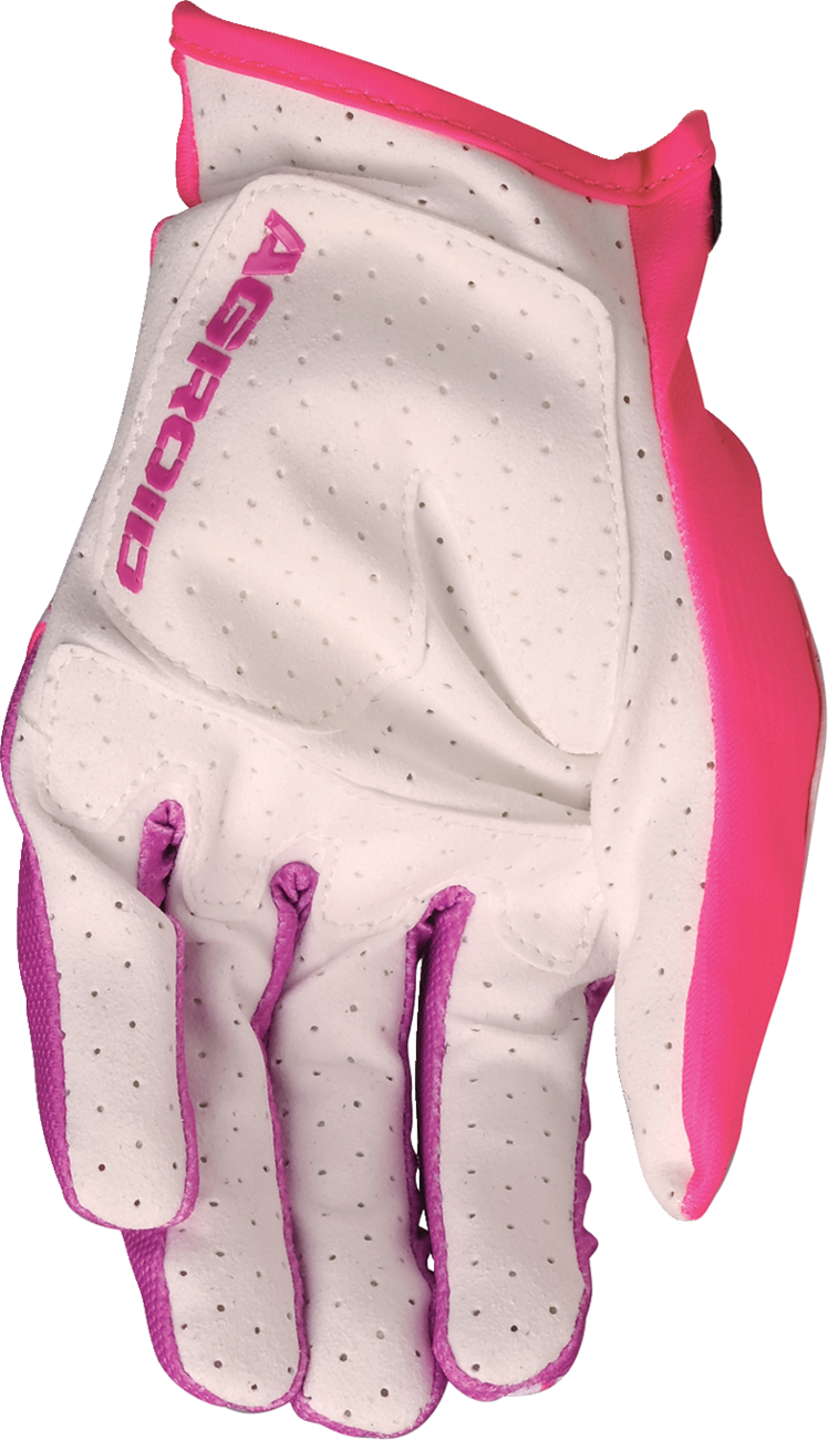 MOOSE OFFROAD Agroid* Pro Gloves - Pink/White - 2XL 3330-8101