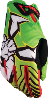 MOOSE OFFROAD Agroid* Pro Gloves - Green/Red - Medium 3330-8110