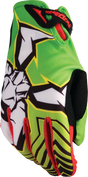 MOOSE OFFROAD Agroid* Pro Gloves - Green/Red - Medium 3330-8110