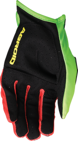 MOOSE OFFROAD Agroid* Pro Gloves - Green/Red - Small 3330-8109