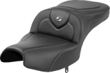 SADDLEMEN Roadsofa* Seat - Without Backrest - Black - Carbon Fiber - Indian Pursuit '22-'24 I22-02-185