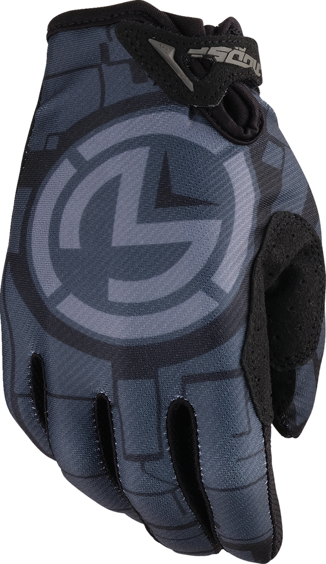 MOOSE OFFROAD Youth SX1* Gloves - Black/Gray - Small 3332-1878