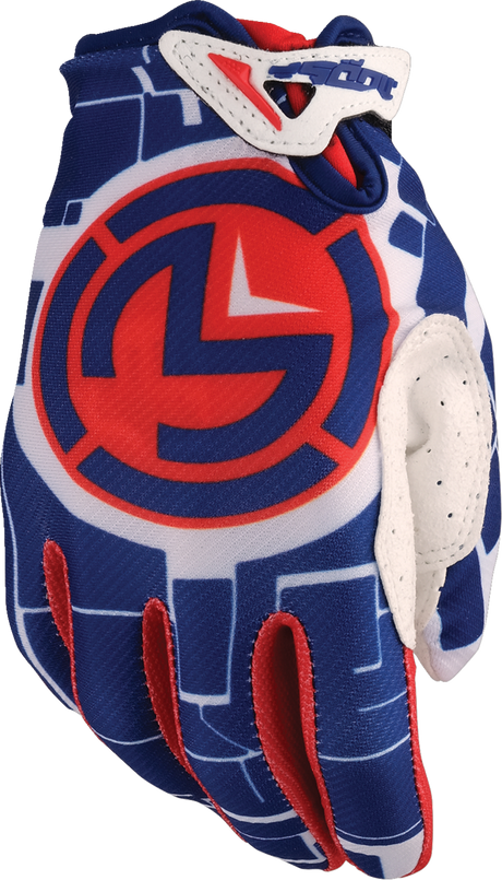 MOOSE OFFROAD Youth SX1* Gloves - Red/White/Blue - XL 3332-1886