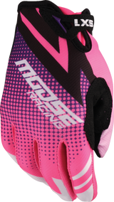 MOOSE OFFROAD Youth SX1* Gloves - Pink/Purple - Medium 3332-1904
