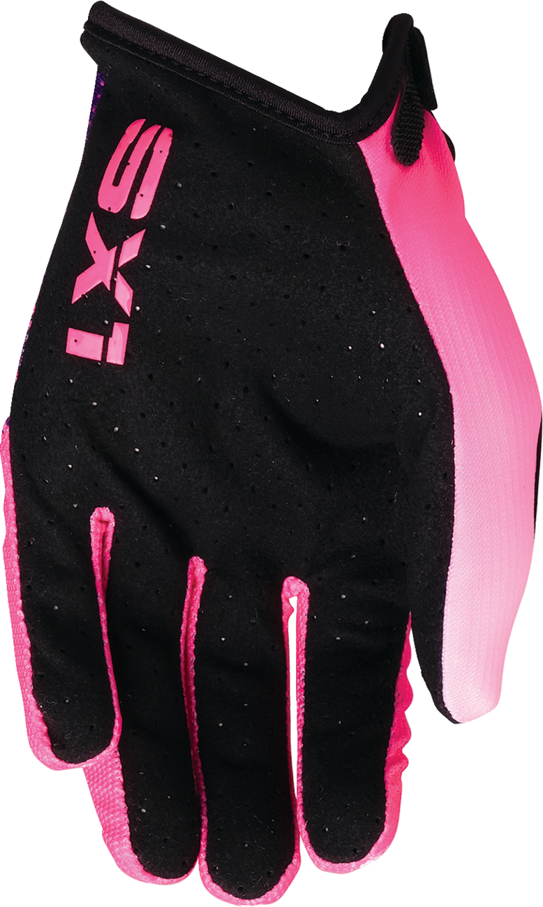 MOOSE OFFROAD Youth SX1* Gloves - Pink/Purple - Large 3332-1905