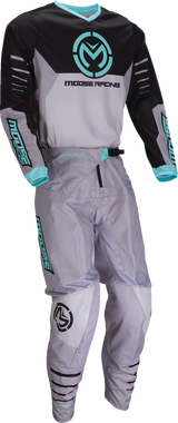 MOOSE RACING Qualifier Pants - Gray/Teal - 46 2901-11831