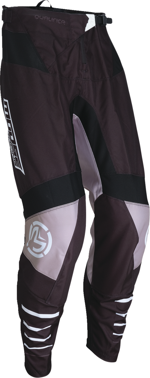 MOOSE RACING Qualifier Pants - Black/White - 36 2901-11737