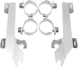 MEMPHIS SHADES Batwing Trigger Lock Mounting Kit - VTX 1800 - Polished MEK1903