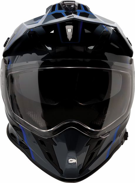 Z1R Range 2.0 Helmet - Voyager - Black/Blue - XS 0140-0362