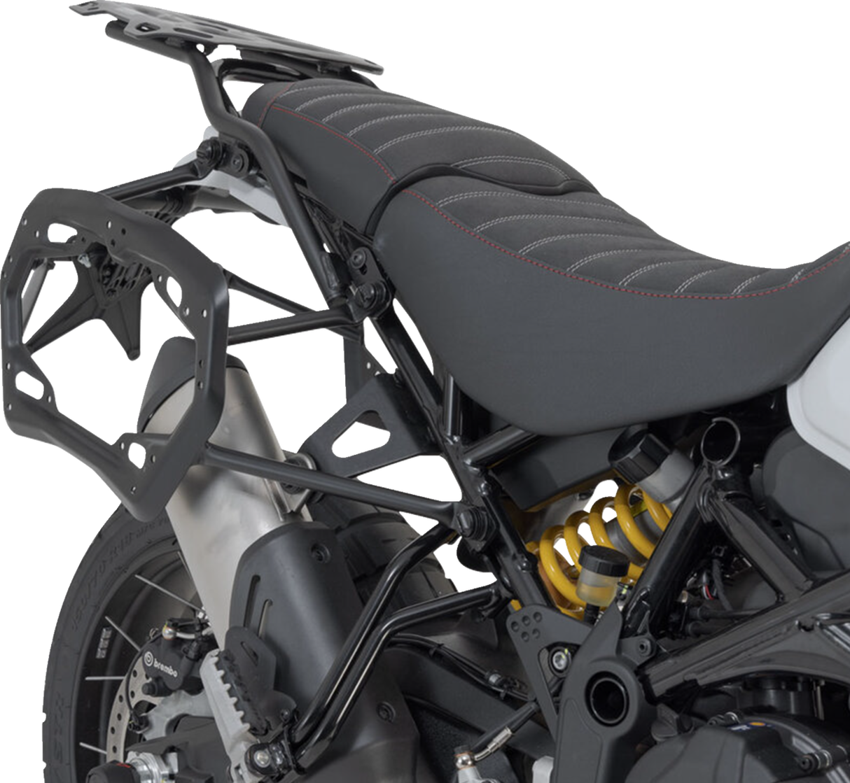 SW-MOTECH PRO Side Carrier - Left/Right - Black - Ducati - DesertX KFT.22.995.30001/B