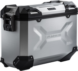 SW-MOTECH TRAX ADV Hard Case - 37 Liter - Silver - Left ALK.00.733.11000L/S