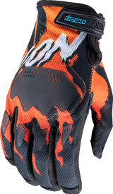 ICON Hooligan* Rad Dawn Gloves - Orange - XL 3301-4860