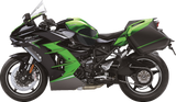 STOMPGRIP 55-10-0150B Tank Grips - Volcano - Black - Kawasaki - Ninja '18-'23 | Street