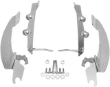 MEMPHIS SHADES Batwing Trigger Lock Mounting Kit - Aero - Polished MEK1908