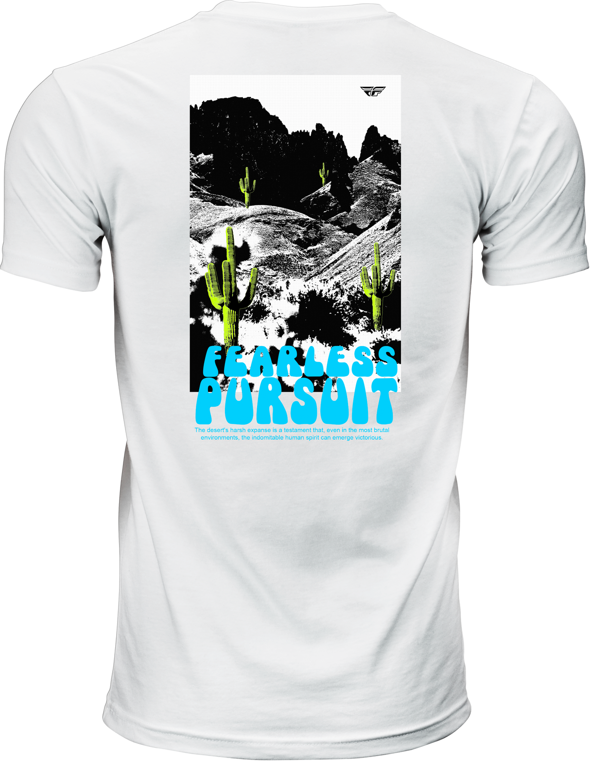 Fly Desert Tee White Lg