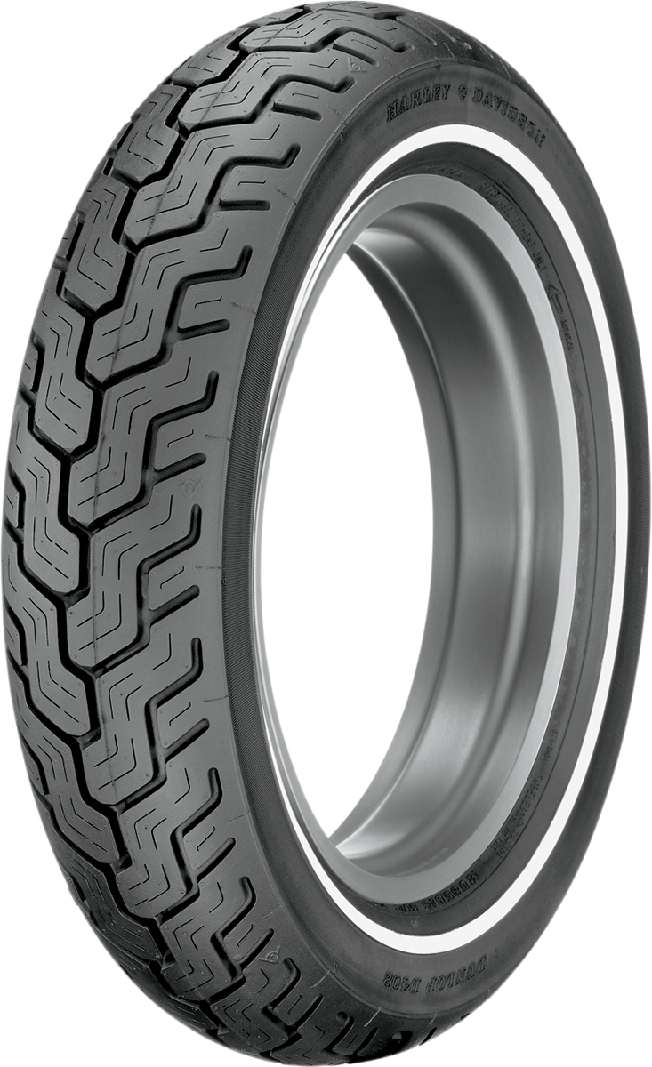 DUNLOP Tire - D402 - Rear - MT90-16 - Narrow Whitewall - 74H 45006847 - Cycle City Outdoors