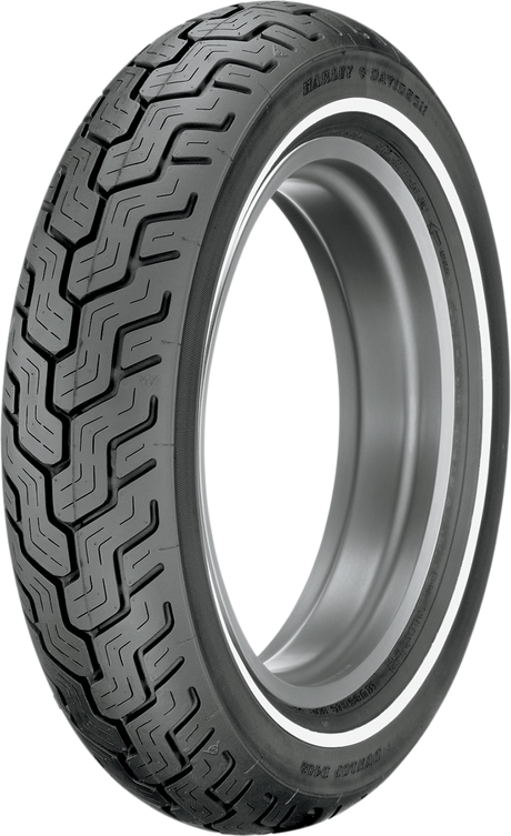 DUNLOP Tire - D402 - Rear - MT90-16 - Narrow Whitewall - 74H 45006847 - Cycle City Outdoors