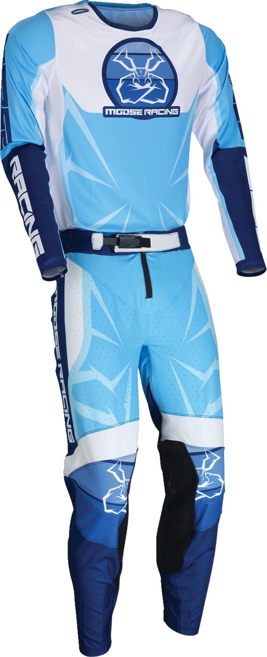 MOOSE RACING Agroid Pants - Blue/White - 34 2901-11747