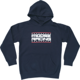 MOOSE RACING Youth All-American Hoodie - Navy - Medium 3052-0699