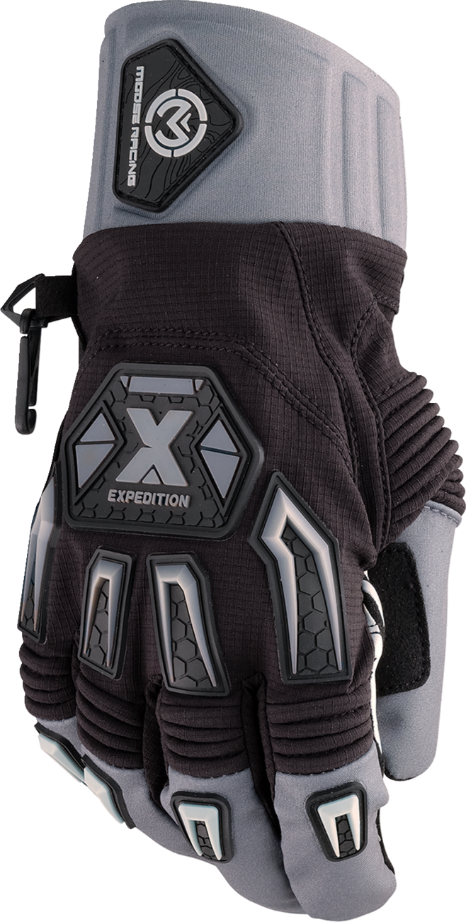 MOOSE RACING Expedition™ Gloves - Black/Gray - 3XL 3330-7926